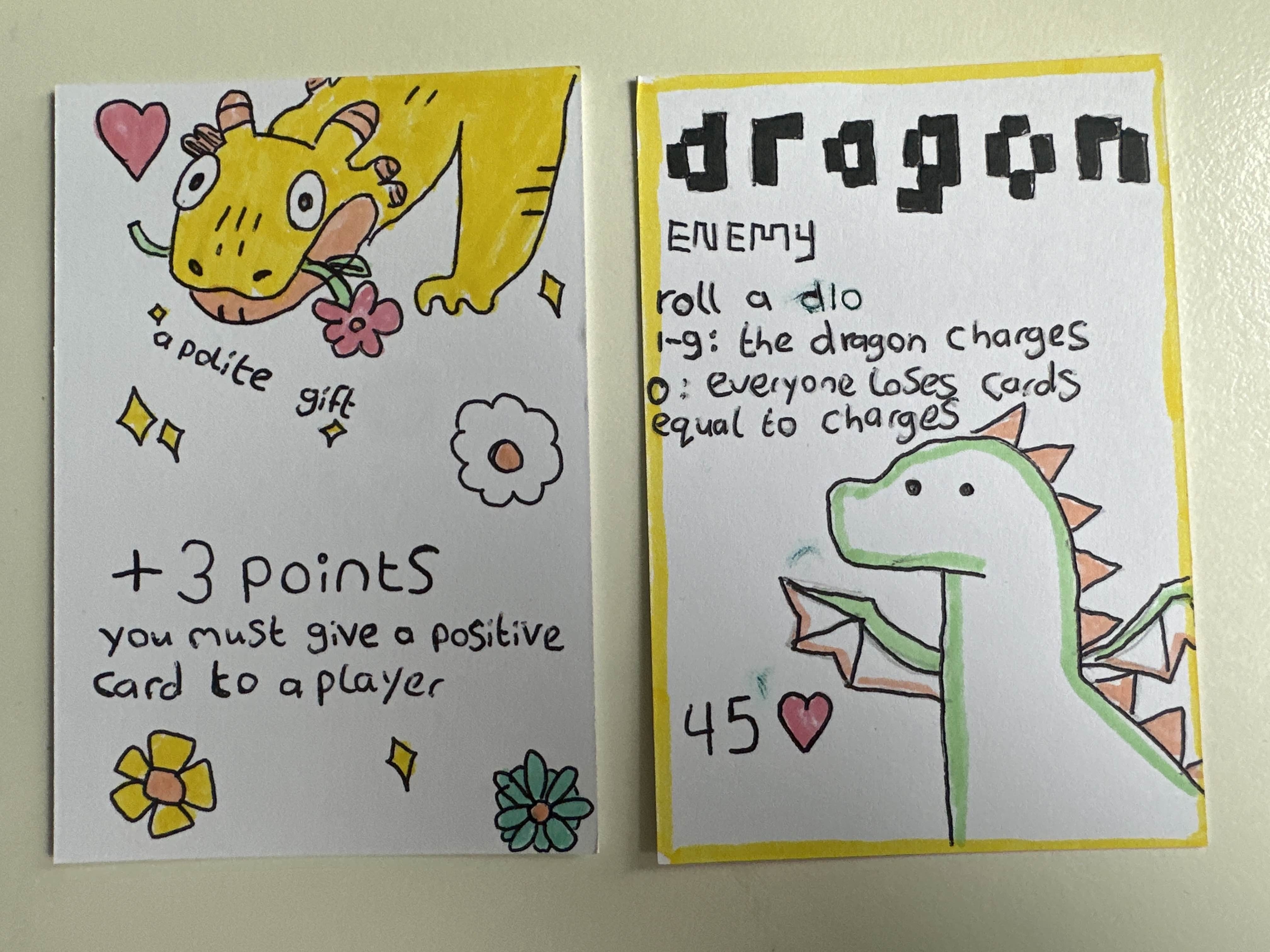 Cute dragon cards give bonus if you gift them to someone else