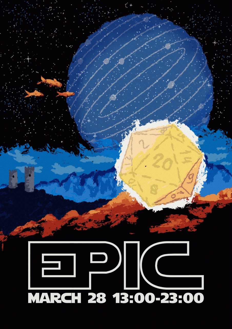 Starwars themed poster for the EPIC